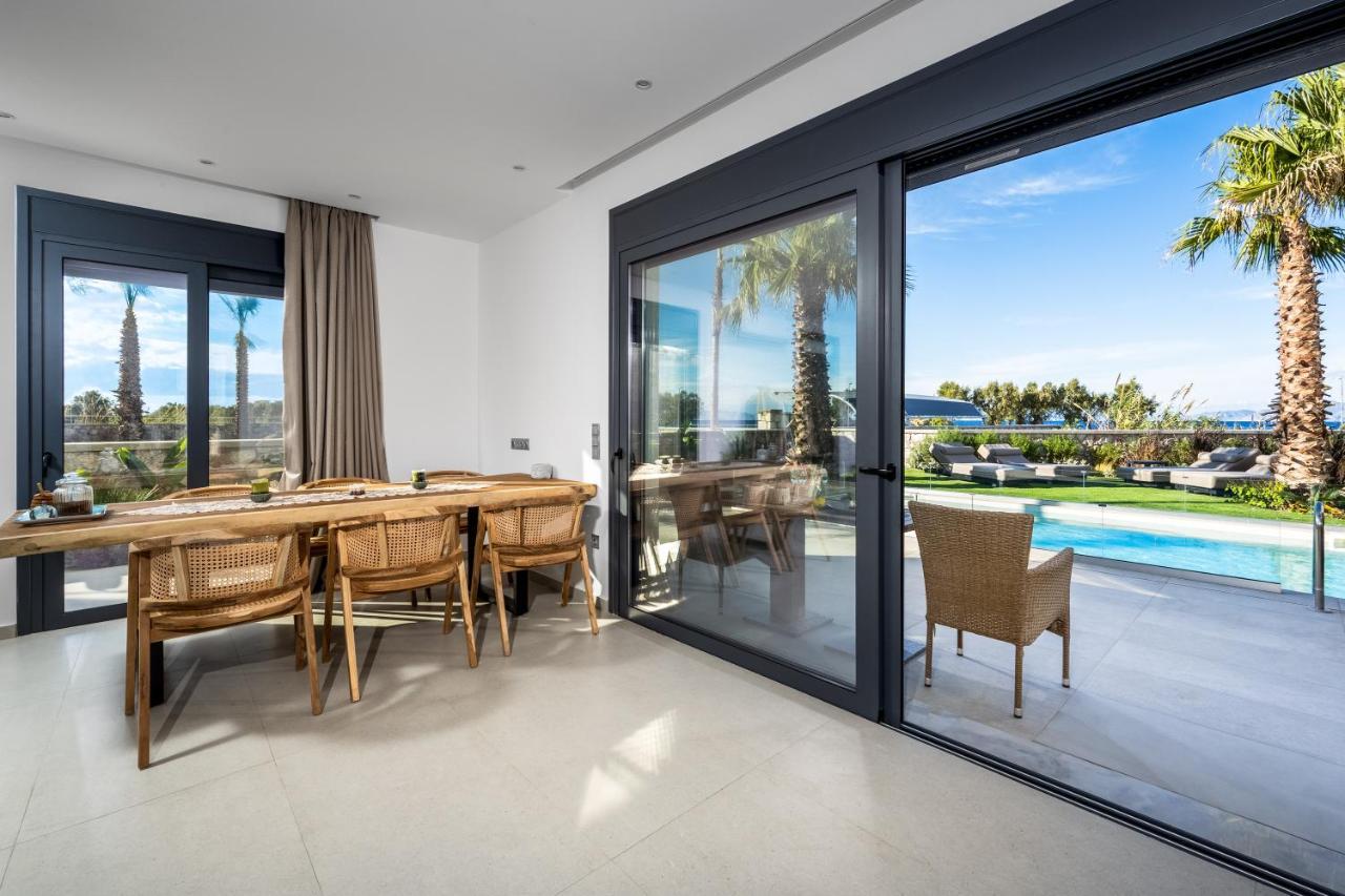 Penelope Beachfront Villa Kremasti  Luaran gambar